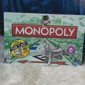 New sealed MONOPOLY CAT board game Hasbro shrinkwrapped